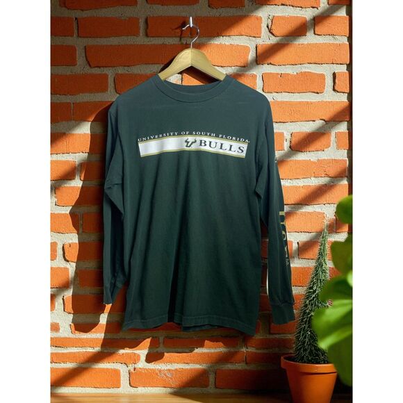 Vintage University of South Florida Bulls Long Sleeve Shirt – Size M - Picture 1 of 3